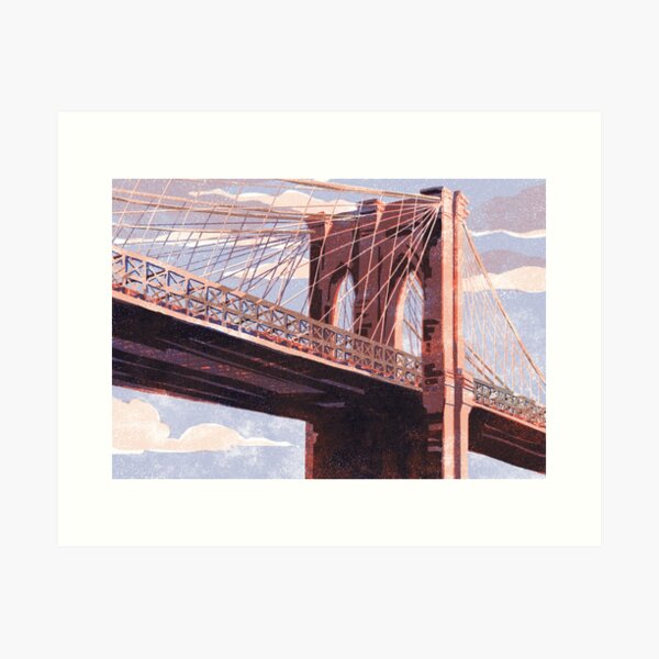 NYC Brooklyn Bridge Art Print