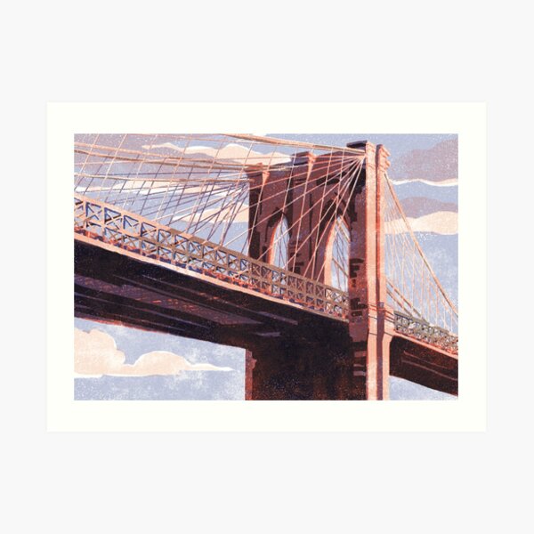 NYC Brooklyn Bridge Art Print