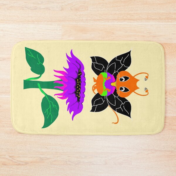 Item preview, Buzzer the Bee Flower Purple designed and sold by Czerra.