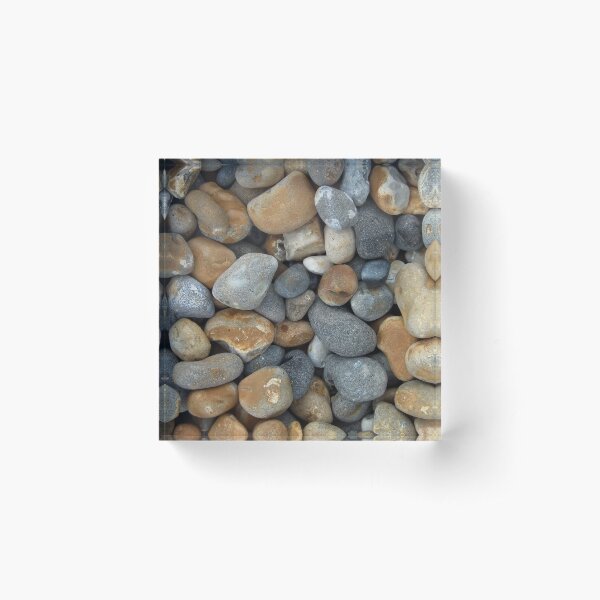 Pebbles Acrylic Block