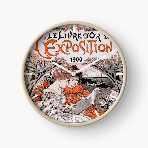 Le Livre D'Or de L'Exposition 1900 (The Gold Book of the 1900 Exhibition) Clock