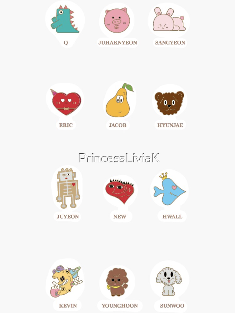 The Boyz Castle Kpop Stickers Sticker for Sale by PrincessLiviaK