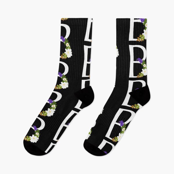 Item preview, White floral letter B designed and sold by Robloz.