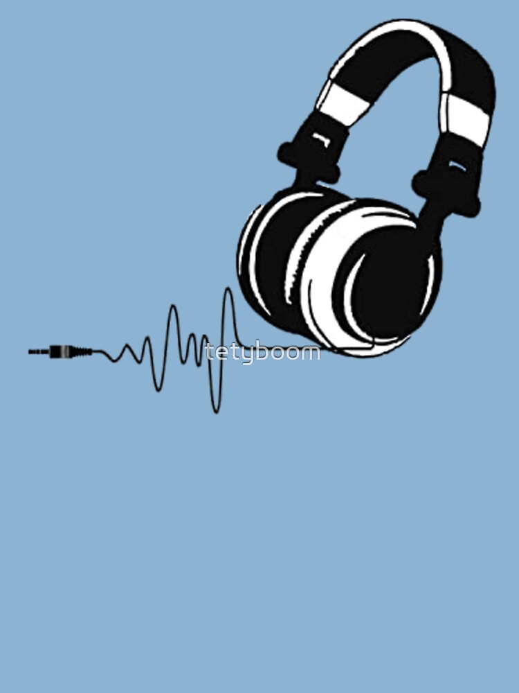 Music Headphones with voice sign Music Headphones Sticker by  Trenddesigns24