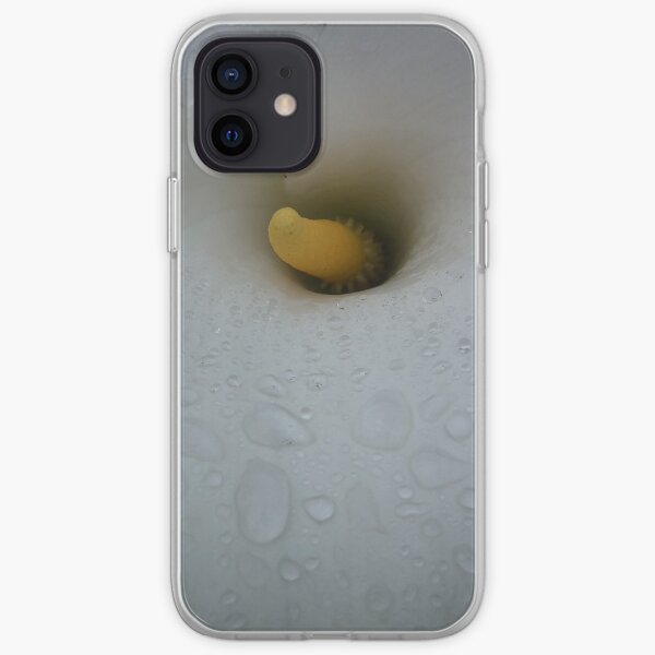 White Calla Lily iPhone Soft Case