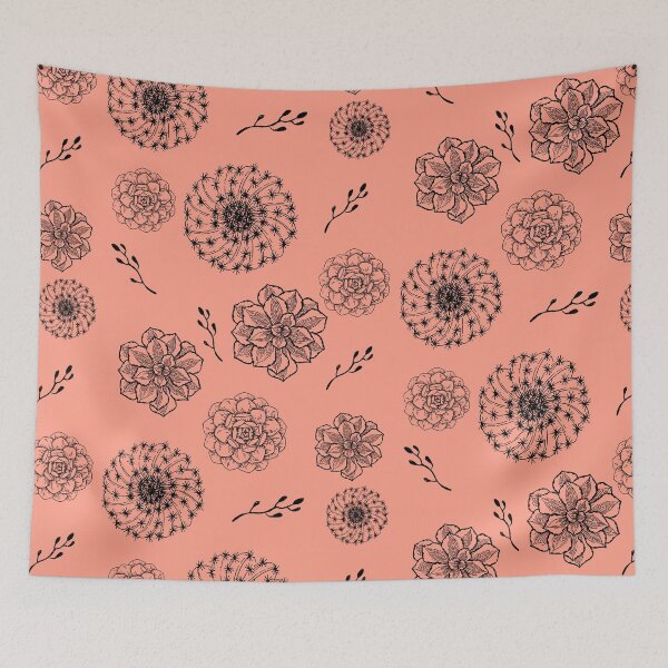 Item preview, Succulents peach designed and sold by AllPrintsAndArt.