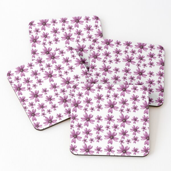 Item preview, Purple floral print designed and sold by Emma Kunz.