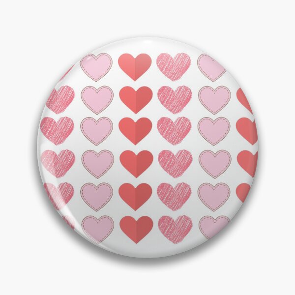 Item preview, Pink Hearts on White designed and sold by unicornmoodz.
