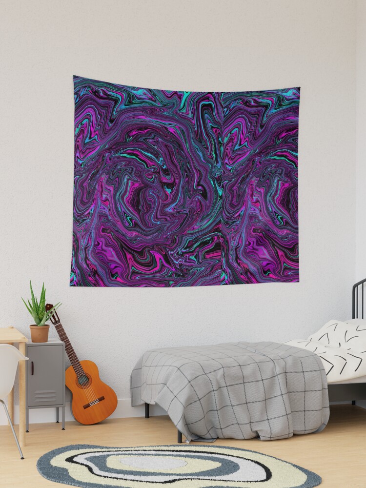 Pink purple blue online tapestry