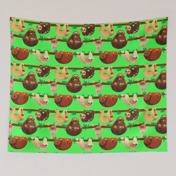 Item preview, Sloths pattern designed and sold by JenChibi.