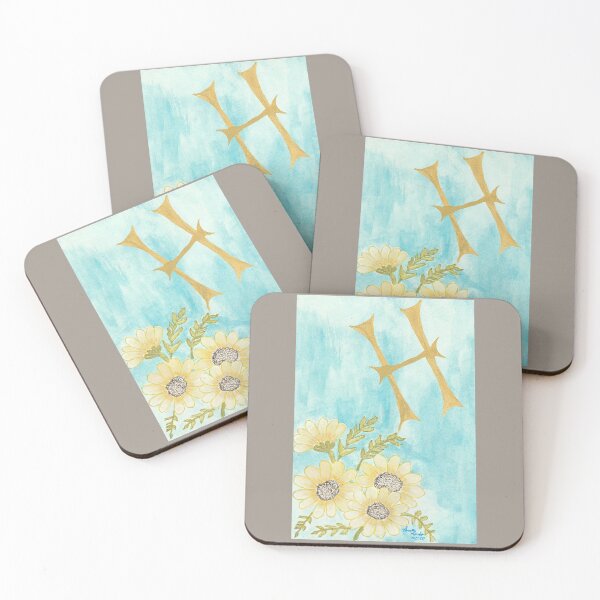 Item preview, Black Eyed Susans in a Corner H Monogram designed and sold by Theresa Welham.