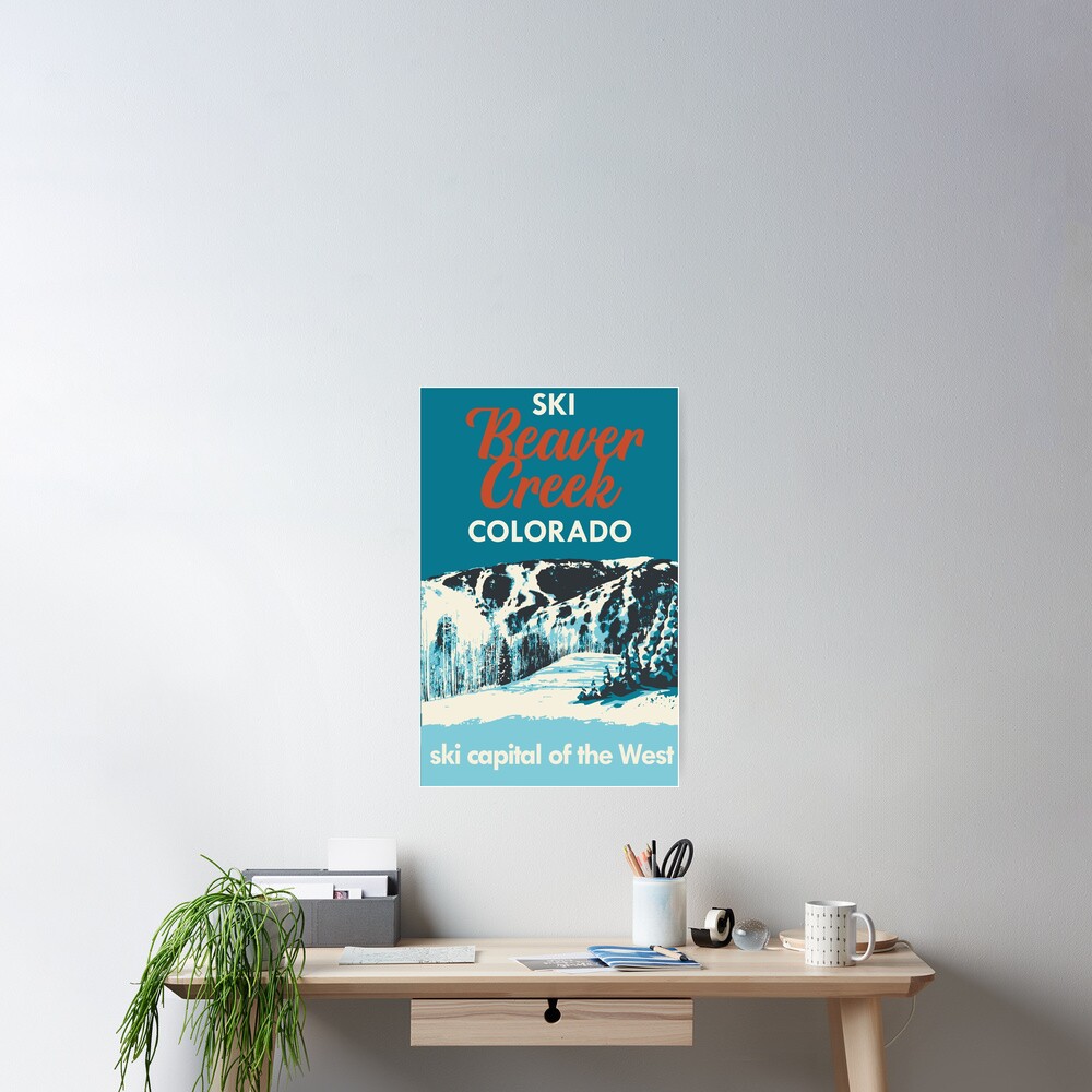 "Beaver Creek Vintage Ski Poster" Poster for Sale by ROEDERcraft