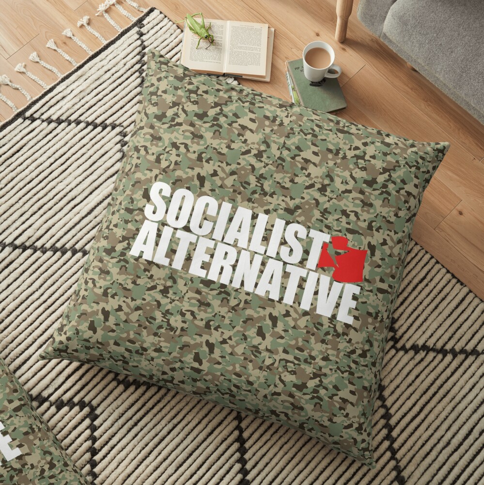 SA logo (camo) Floor Pillow