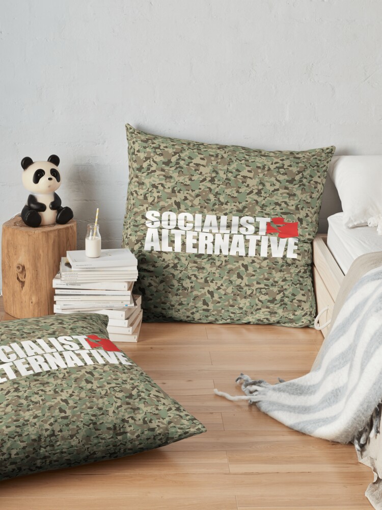 Alternate view of SA logo (camo) Floor Pillow