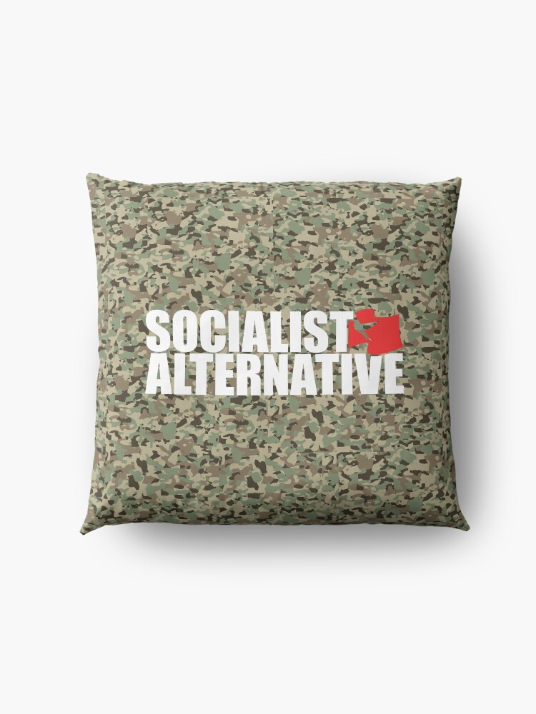 Alternate view of SA logo (camo) Floor Pillow