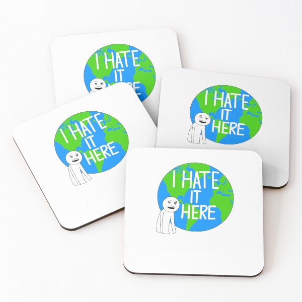Item preview, I hate it here designed and sold by valkinsart .