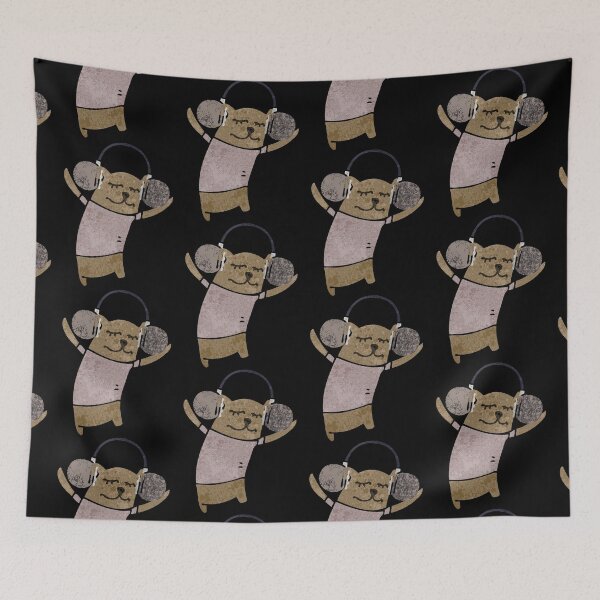 Item preview,  AKG headphones with Cute Dog  designed and sold by garhoud.