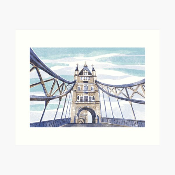 London Tower bridge Art Print