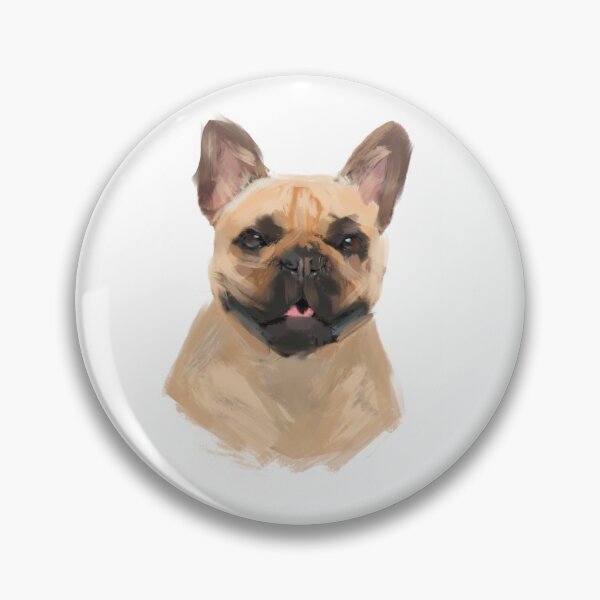 Item preview, French Bulldog Digital Painting  designed and sold by ZombieFiend.