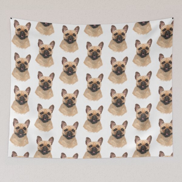 Item preview, French Bulldog Digital Painting  designed and sold by ZombieFiend.