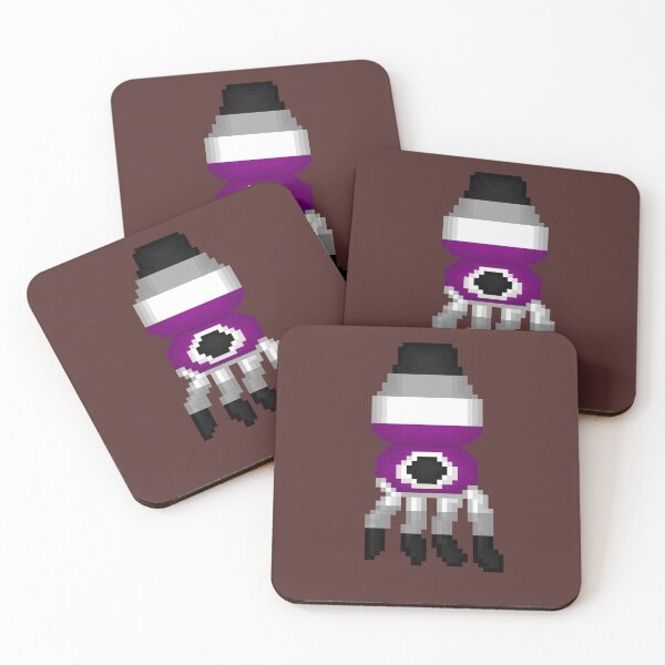 Item preview, Pixel squid - Asexual Flag designed and sold by Parrot-.