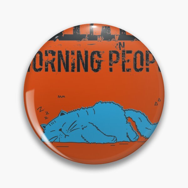 Item preview, Hate mornings cat designed and sold by urban-color.