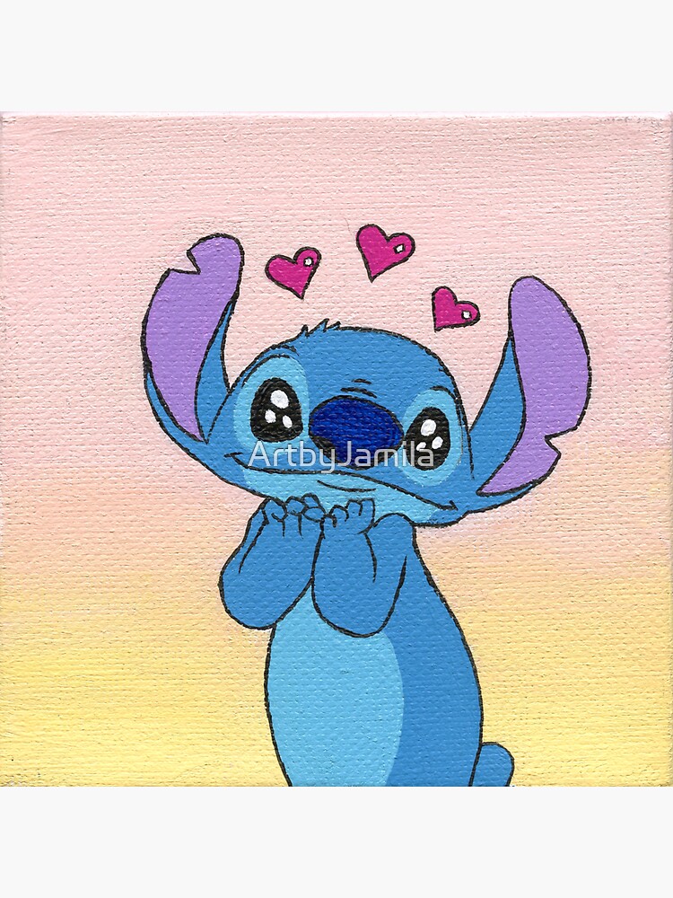 Stitch sticker set  Art Print for Sale by ashleyherkie