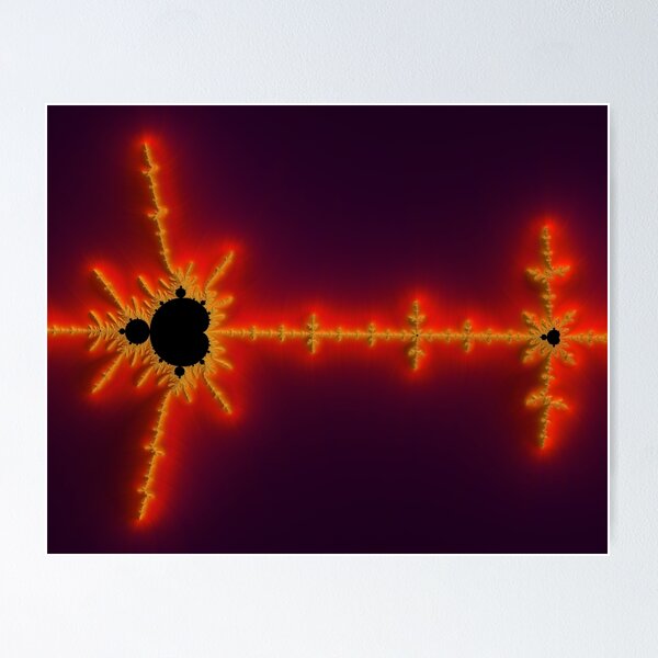 Item preview, MANDELBROT FRACTAL FIRE ZOOM designed and sold by Art-by-Cassy.