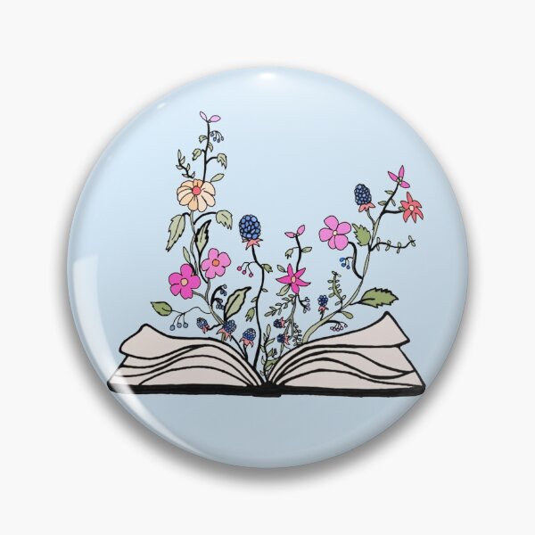 Item preview, Flowers growing from a book designed and sold by NomiBee.