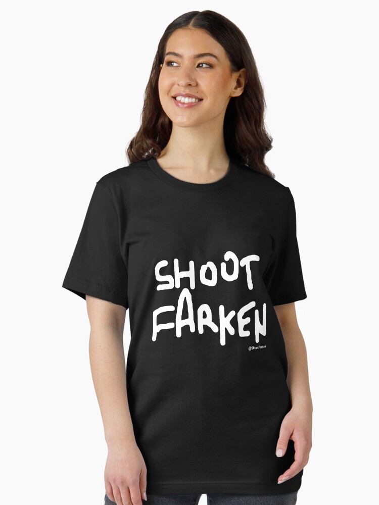 Thumbnail 1 of 7, Essential T-Shirt, Shoot Farken White Logo designed and sold by ShootFarken.