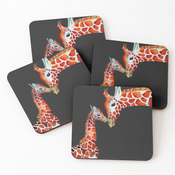Item preview, Mother And Cute Baby Giraffe designed and sold by bestoffers.