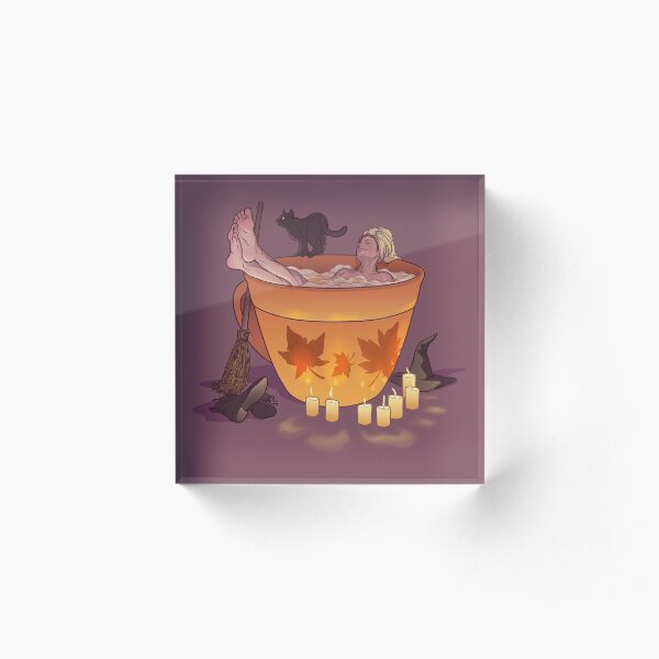 Bubble, bubble Acrylic Block