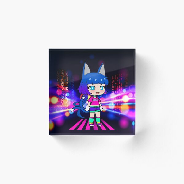 Gacha Studio Acrylic Blocks Redbubble - roblox superhero tycoon im batman radiojh games