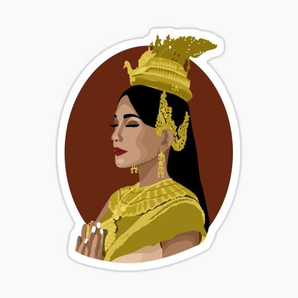 Aperçu de l'œuvre Femme cambodgienne créée et vendue par PbJournal.