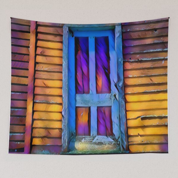 Item preview, Abstract Barn Door designed and sold by OrangeYaHappy.