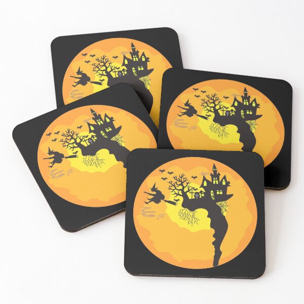 Item preview, Haunted House Full Moon Night Halloween,Halloween 2020, designed and sold by ourpretty.