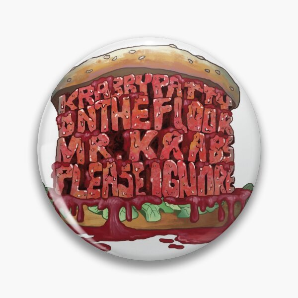 Item preview, Krabby Patty on the Floor designed and sold by kuiperbushyart.