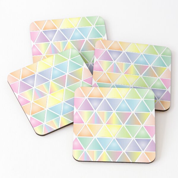 Item preview, Pastel colored triangles designed and sold by LALITOBAT-MAN.