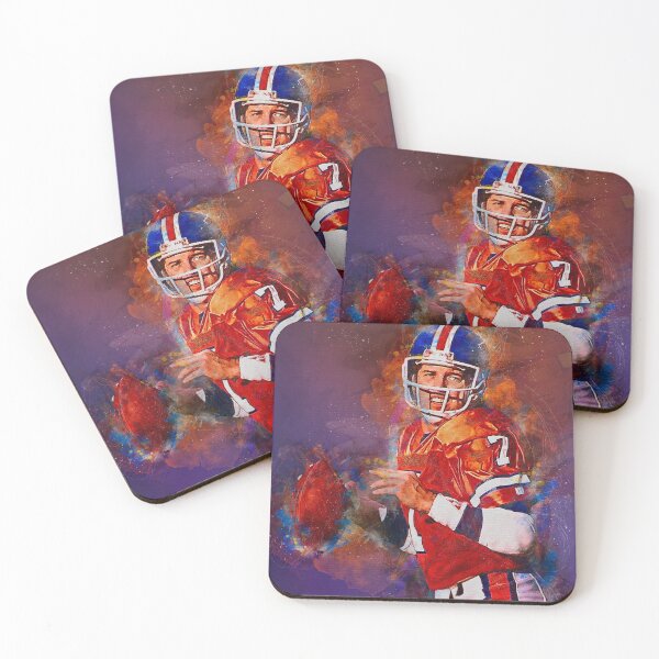 Item preview, Elway Broncos Mixed Media designed and sold by Pixel Drip.