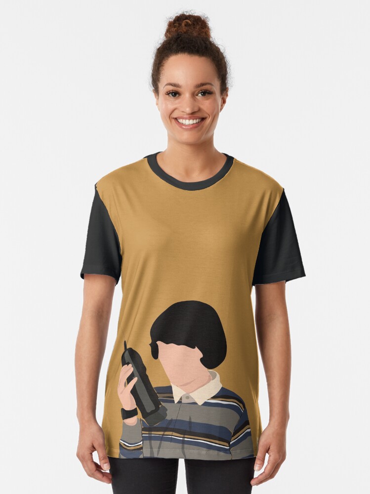 Netflix Mens Stranger Things Logo Shirt - Joyce Byers, Jim Hopper, Mike  Wheeler & Eleven Tee Stranger Things T-Shirt : : Fashion