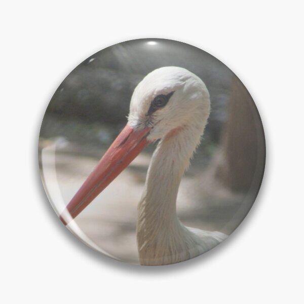 Item preview, Fancy white stork designed and sold by Fenomena Designs.