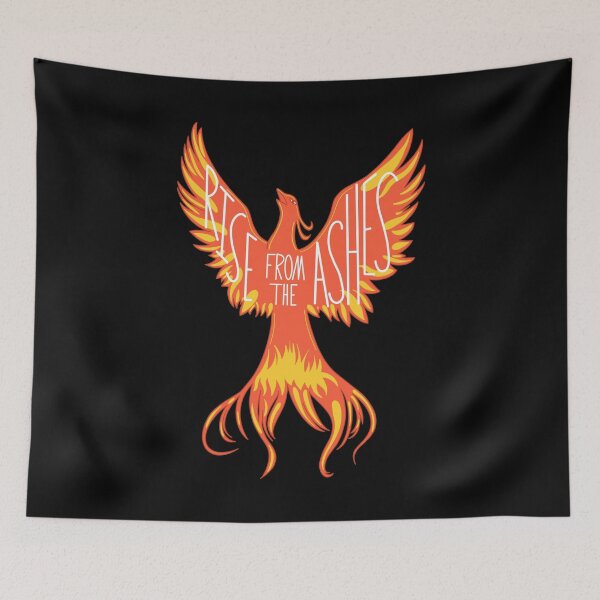 Item preview, Rise From The Ashes Phoenix Doodle designed and sold by NYXFN.