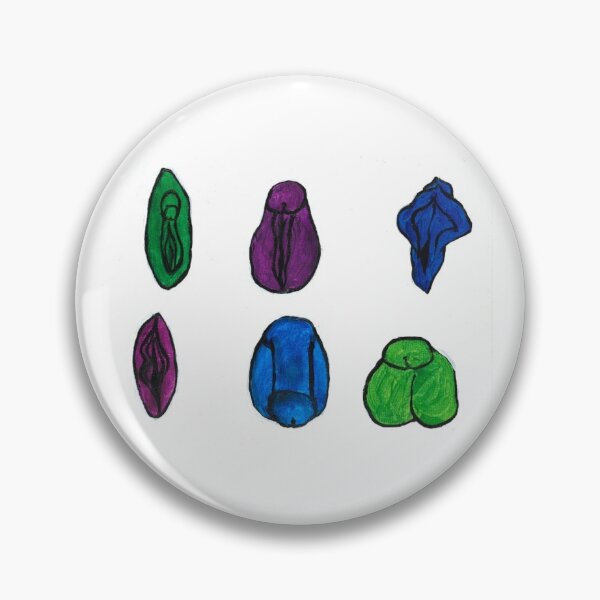 Item preview, Genitals (Green, Blue, Purple) designed and sold by Dark Moon Art Studio.