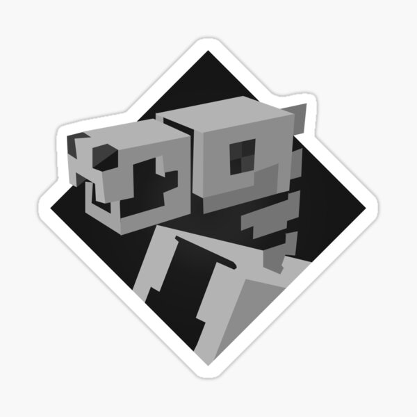 Minecraft Skeleton Stickers For Sale Redbubble