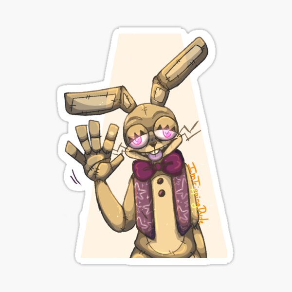 glitch trap head Sticker by WaterField