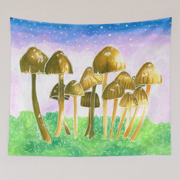 Item preview, Midnight Mushrooms designed and sold by Aimée Becker.