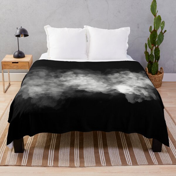Item preview, grey clouds on a black background, horizontal design designed and sold by robinverheul.
