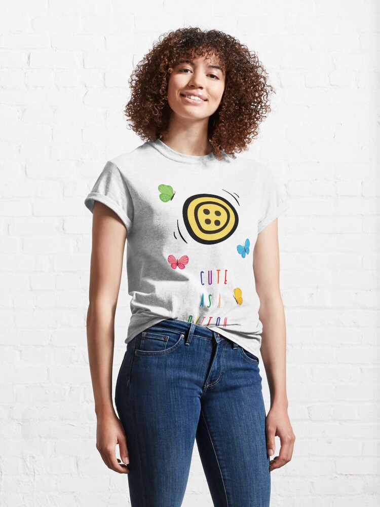 Alternate view of Cute as a button Classic T-Shirt