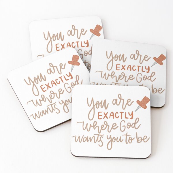 Item preview, You Are Exactly Where God Wants You To Be designed and sold by JulieannMalynda.