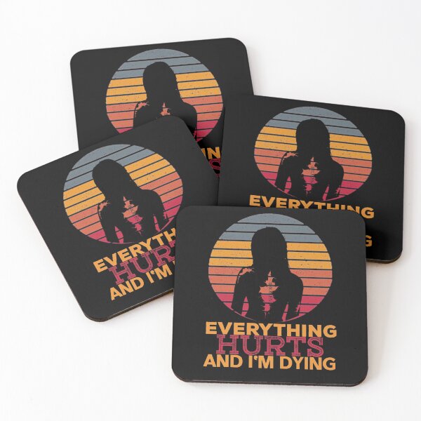 Item preview, Everything Hurts and i'm Dying, designed and sold by thebearderhood.